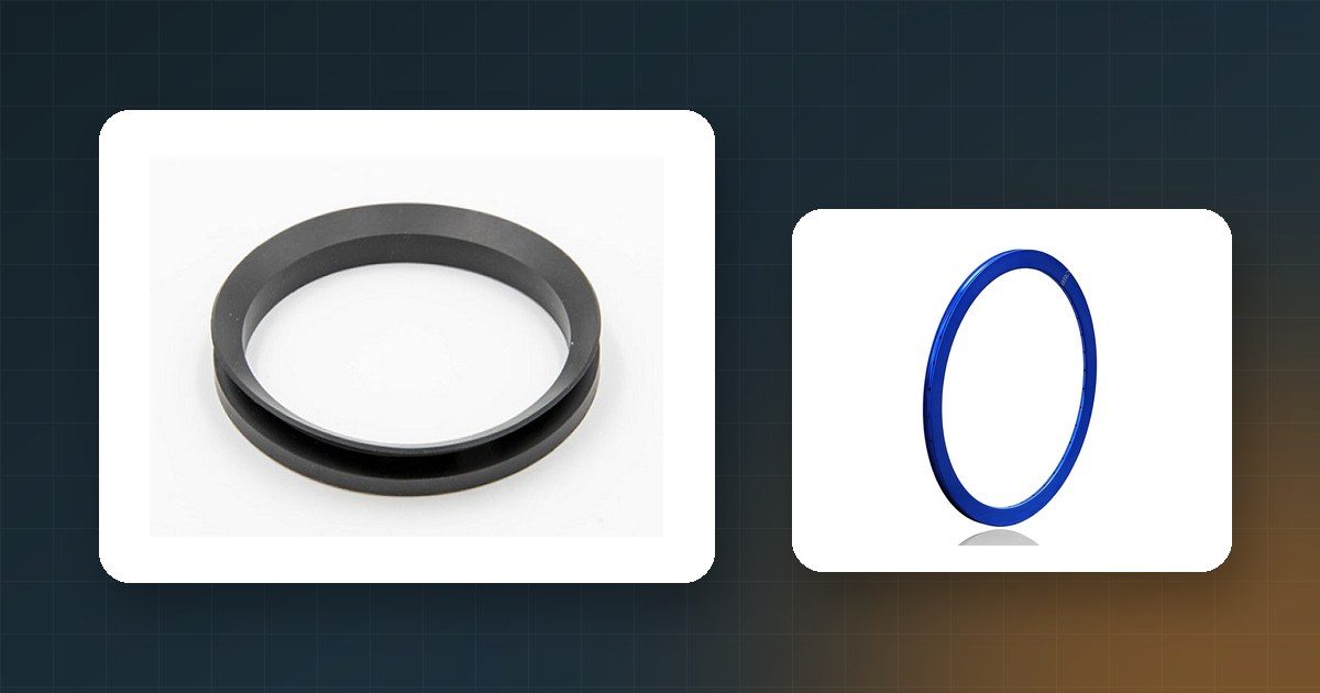 Static seals and V-rings: small components, great reliability